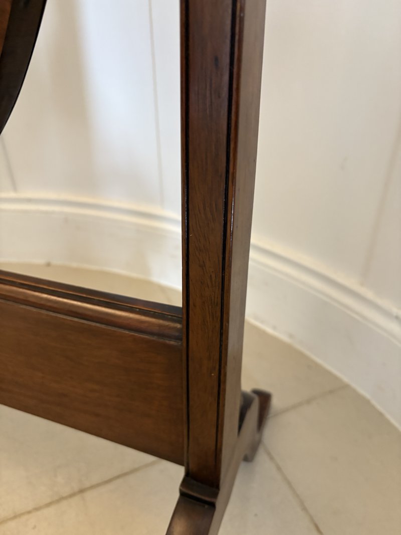 Antique Edwardian Quality Mahogany Cheval Mirror - Image 7